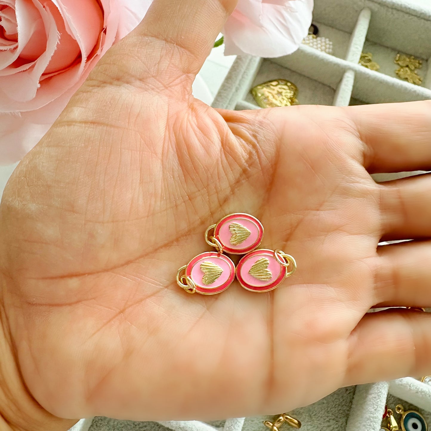 Pink Heart Charm
