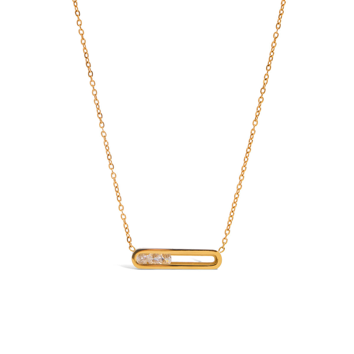 Golden Line Necklace