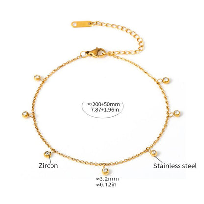 Sparkle Drops Anklet