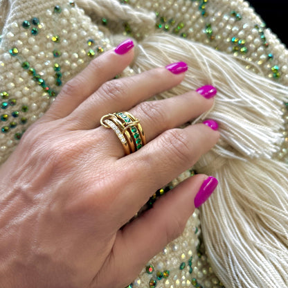 Green Ring Set