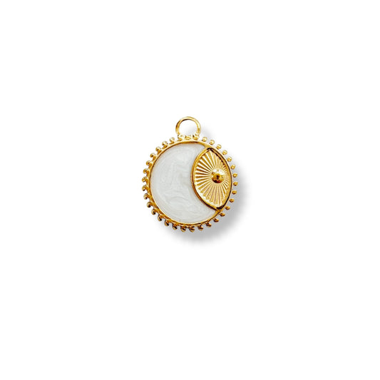 White Moon Charm