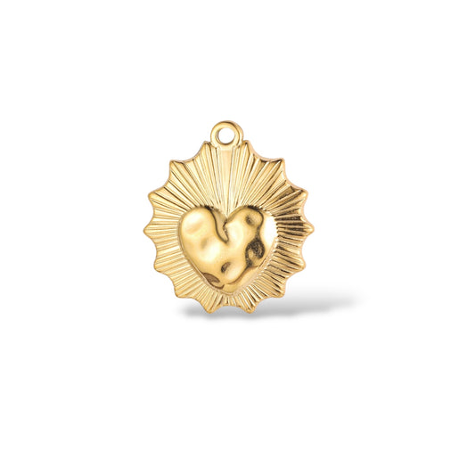 Radiant Heart Charm
