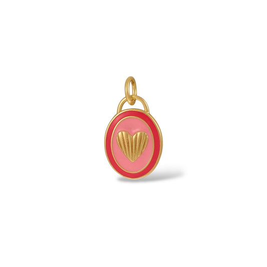 Pink Heart Charm