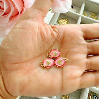 Pink Heart Charm