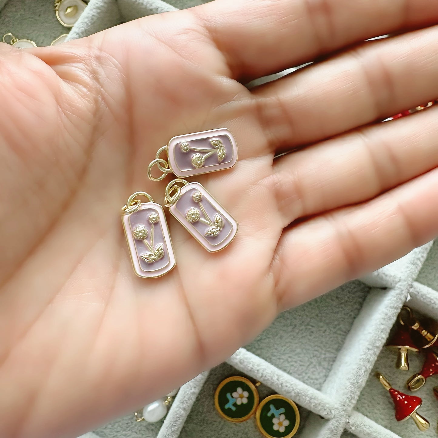 Flower Violet Charm