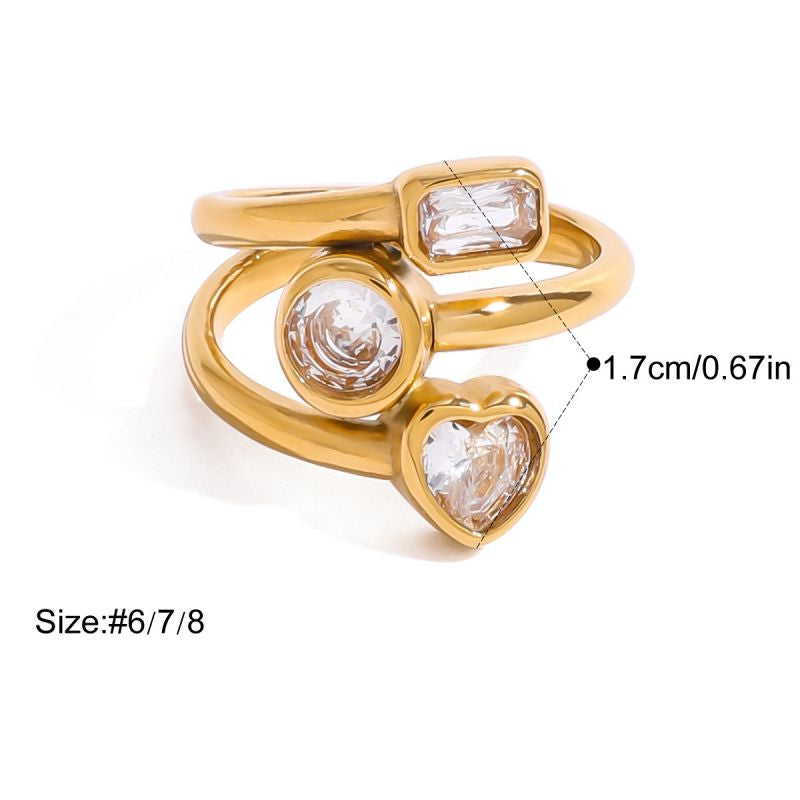 Trio Spark Ring
