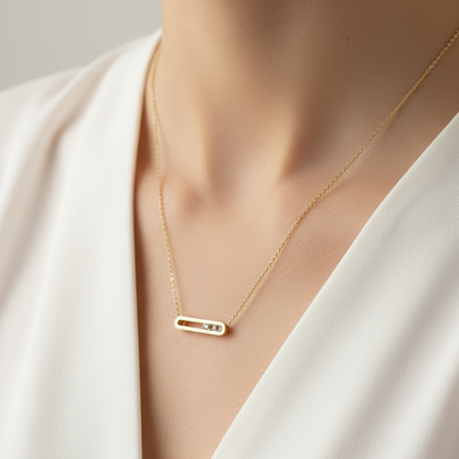 Golden Line Necklace