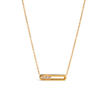 Golden Line Necklace