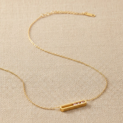Golden Line Necklace